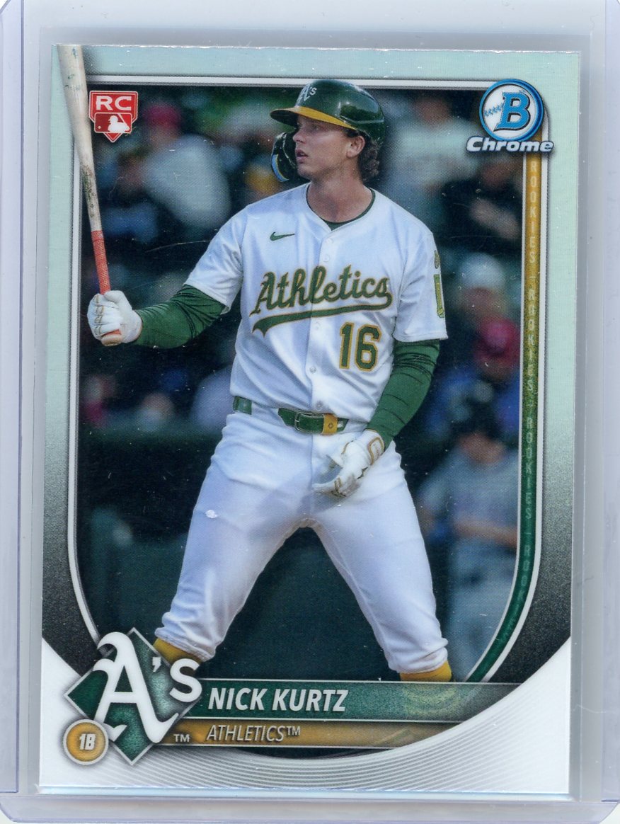 Nick Kurtz 2025 Bowman Chrome Red Rookie Refractor