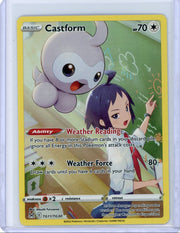 Castform 2022 Pokémon rare holo TG11/TG30