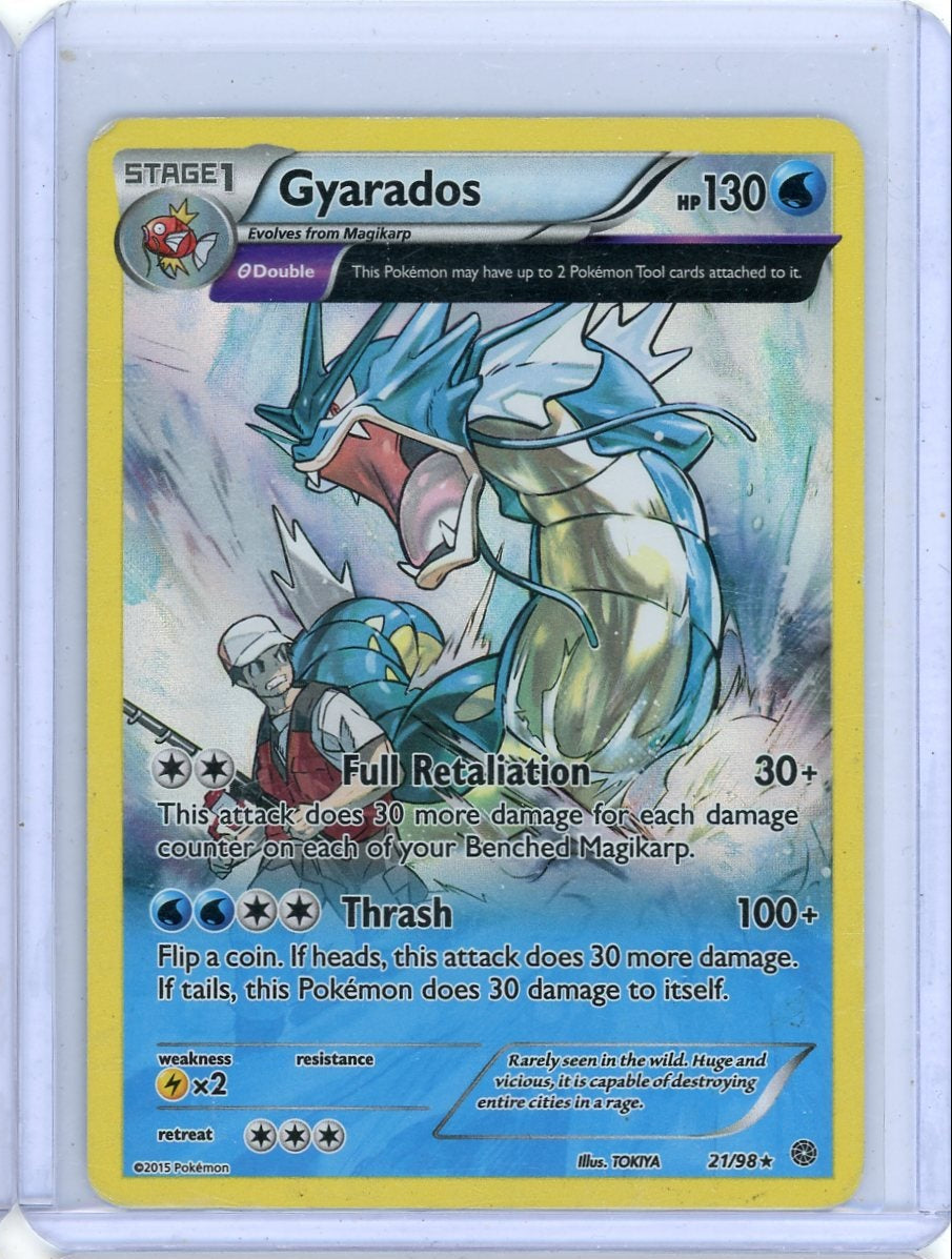 Gyarados 2015 Pokemon Ancient Origins holo #21/98 DMG