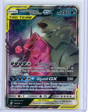 Mega Sableye & Tyranitar GX Tag Team 2019 Pokemon Cosmic Eclipse alt full-art rare holo #126/236 HP/MP