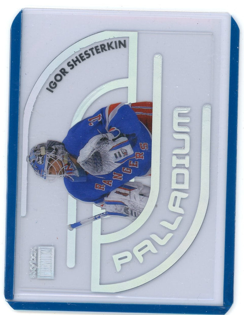 Igor Shesterkin 2022-23 SkyBox Metal Universe Palladium