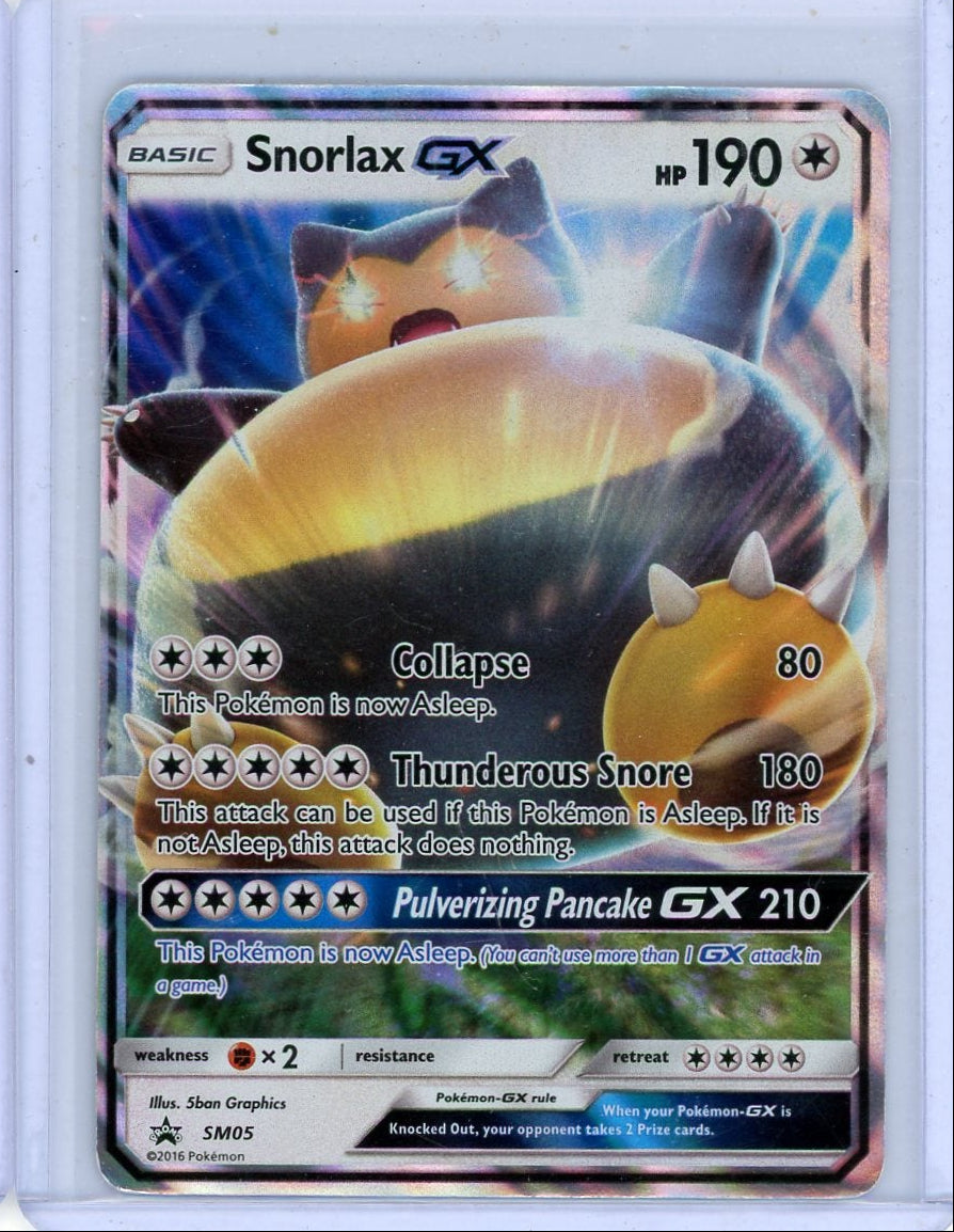 Snorlax GX 2016 Pokemon Black Star Promo #SM05 MP
