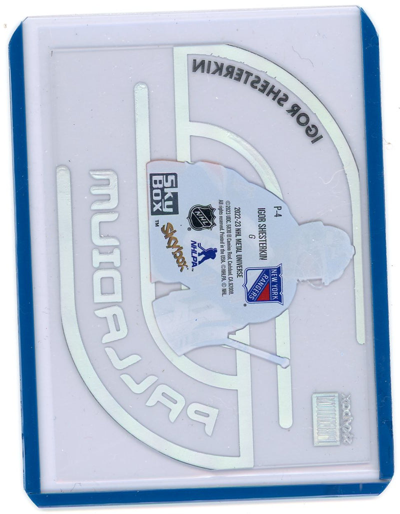 Igor Shesterkin 2022-23 SkyBox Metal Universe Palladium