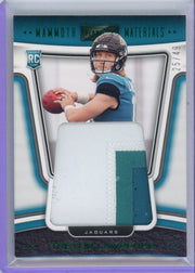 Trevor Lawrence 2021 Panini Playbook Mammoth Materials relic RC #'d 25/49