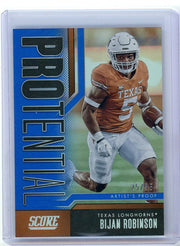 Bijan Robinson 2023 Panini Score Protential Artist Proof #'d 25/35