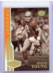 Steve Young 2020 Panini Plates & Patches Legends #'d 62/65