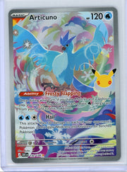 Articuno Pokémon 30th Anniversary Illustration Rare #132/128