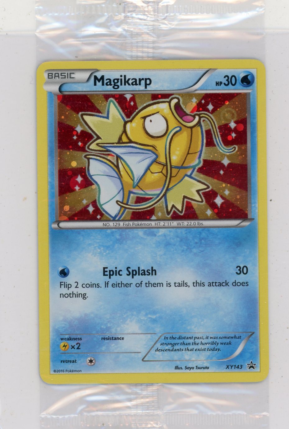 Magikarp 2016 Pokemon Black Star Promo #XY143 (sealed)