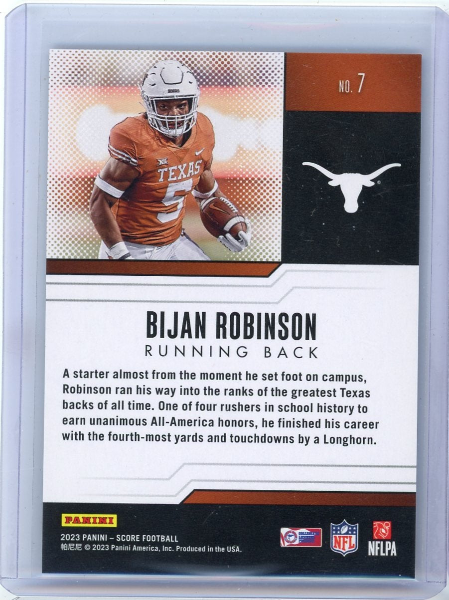 Bijan Robinson 2023 Panini Score Protential Artist Proof #'d 25/35