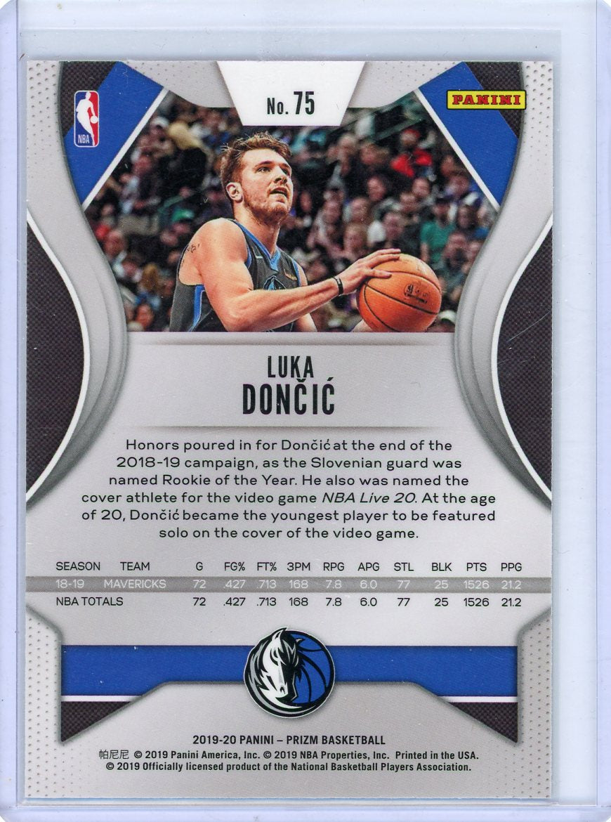 Luka Doncic 2019-20 Panini Prizm #75