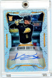 Konnor Griffin 2026 Panini Prizm Baseball Rookie Autograph Mojo #'d 6/25 (Jrsy #)