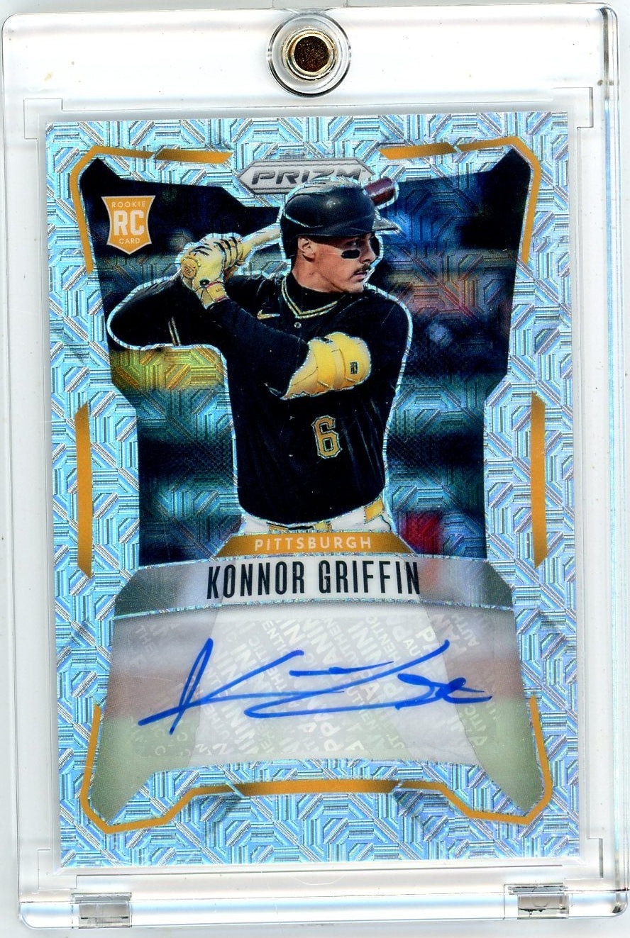 Konnor Griffin 2026 Panini Prizm Baseball Rookie Autograph Mojo #'d 6/25 (Jrsy #)