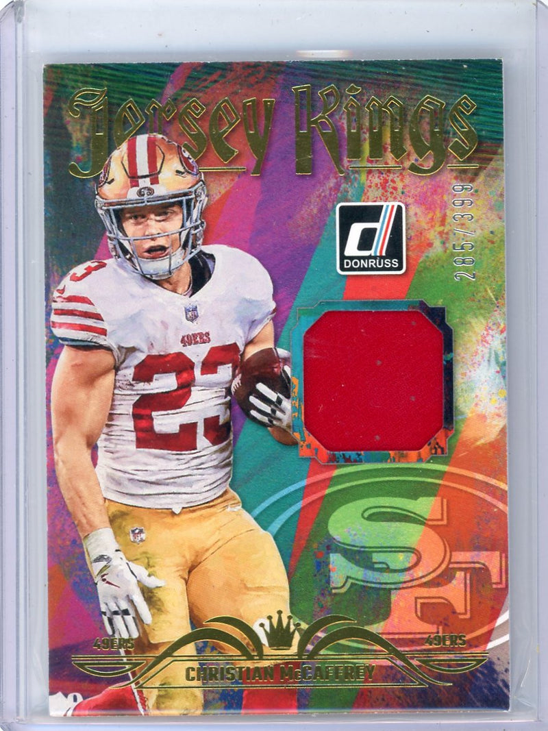 Christian McCaffrey 2023 Panini Donruss Jersey Kings patch 