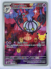 Chandelure Pokémon 30th Anniversary Illustration Rare #137/128