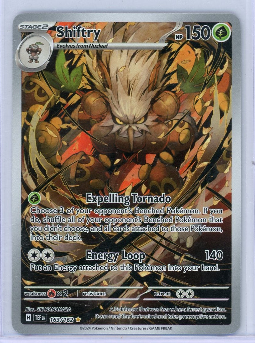 Shiftry Pokémon Temporal Forces Illustration Rare #163/162