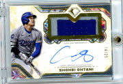 Shohei Ohtani 2025 Topps Diamond Icons Jumbo Patch Autograph #'d 14/25