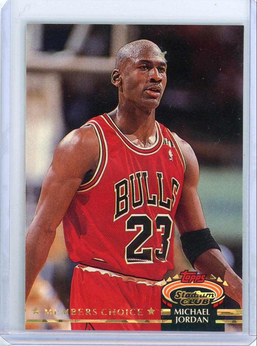 Michael Jordan 1993 Topps Stadium Club Members Choice