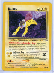 Raikou Pokémon Neo Revelation Non Holo #22/64