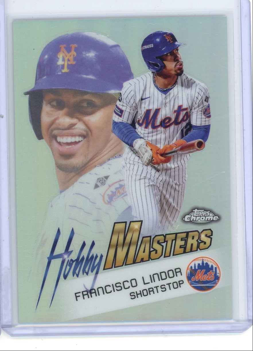 Francisco Lindor 2025 Topps Chrome Hobby Masters SSP
