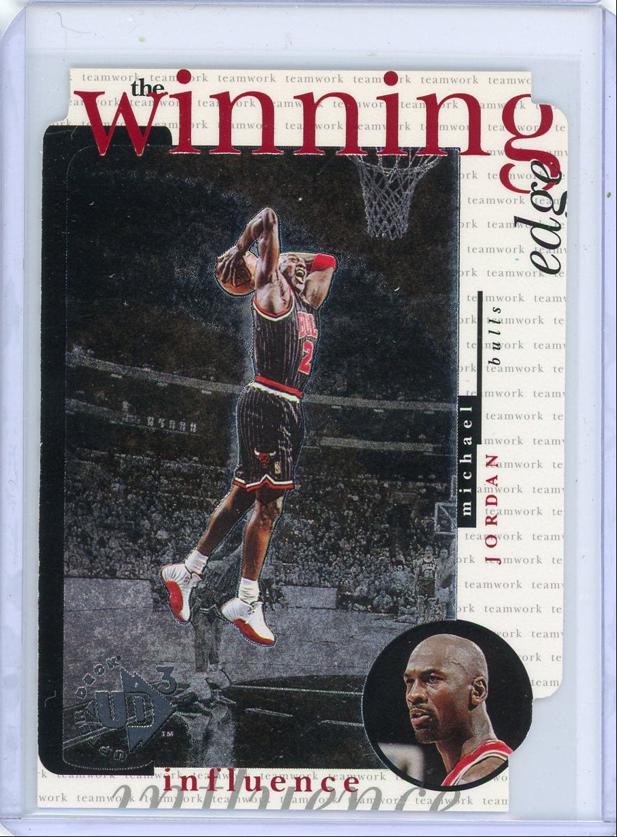 Michael Jordan 1997 Upper Deck The Winning Edge die-cut