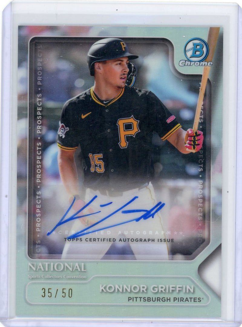Konnor Griffin 2025 Bowman Chrome NSCC autograph 