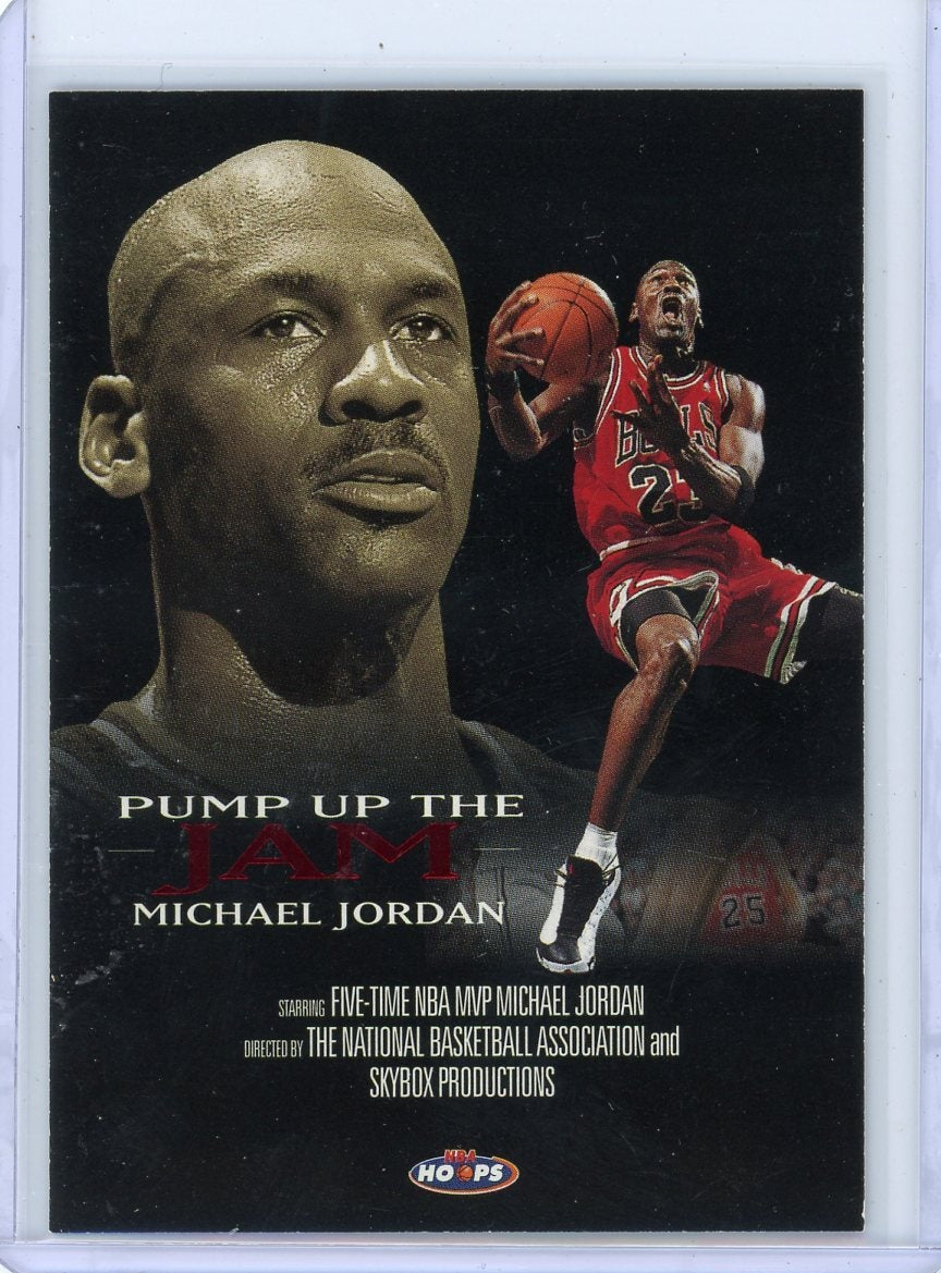 Michael Jordan 1998 SkyBox NBA Hoops Pump Up the Jam