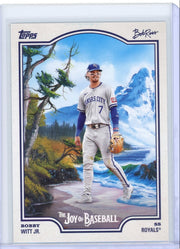 Bobby Witt Jr. 2025 Topps X Bob Ross The Joy Of Baseball