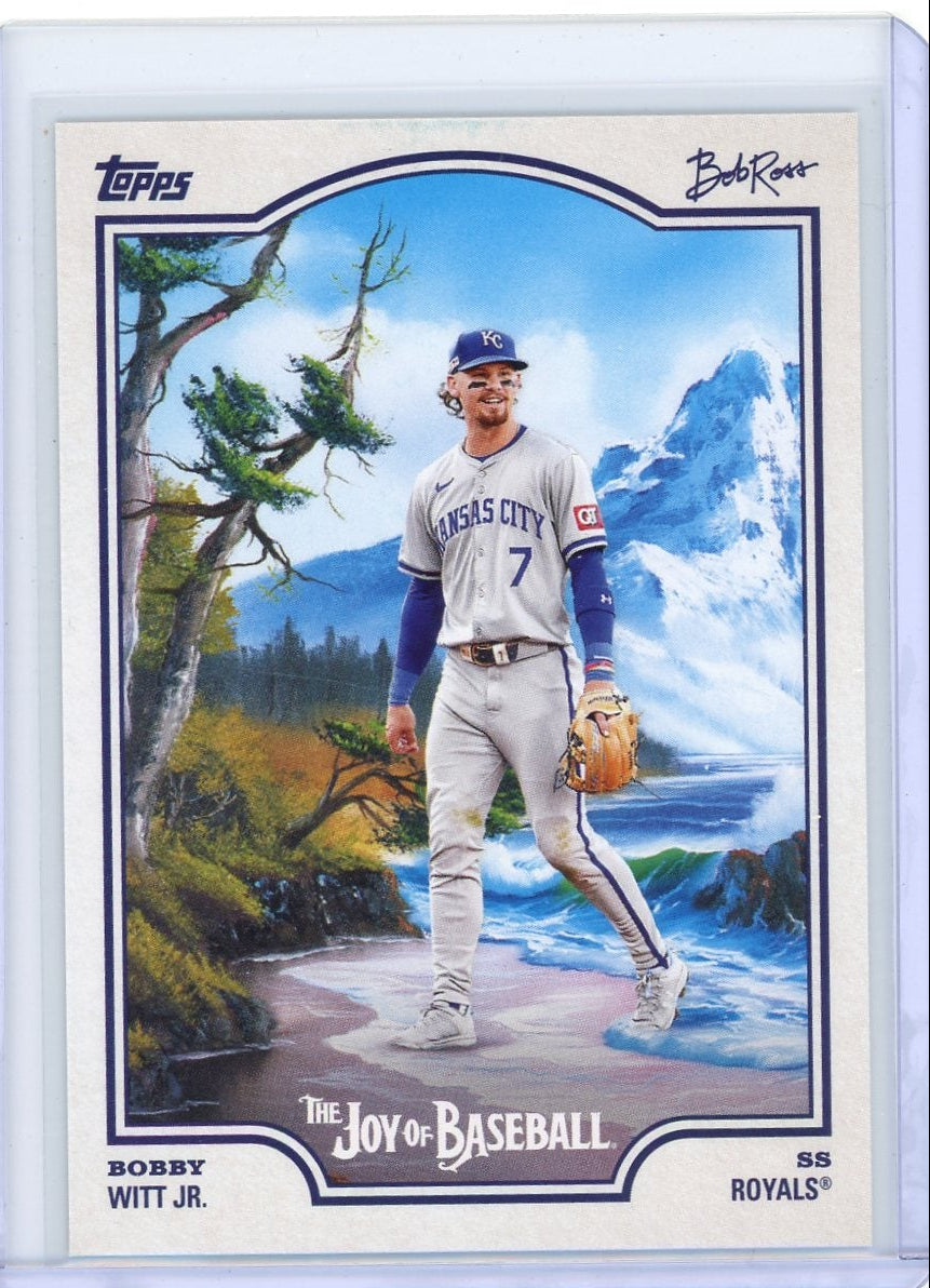 Bobby Witt Jr. 2025 Topps X Bob Ross The Joy Of Baseball