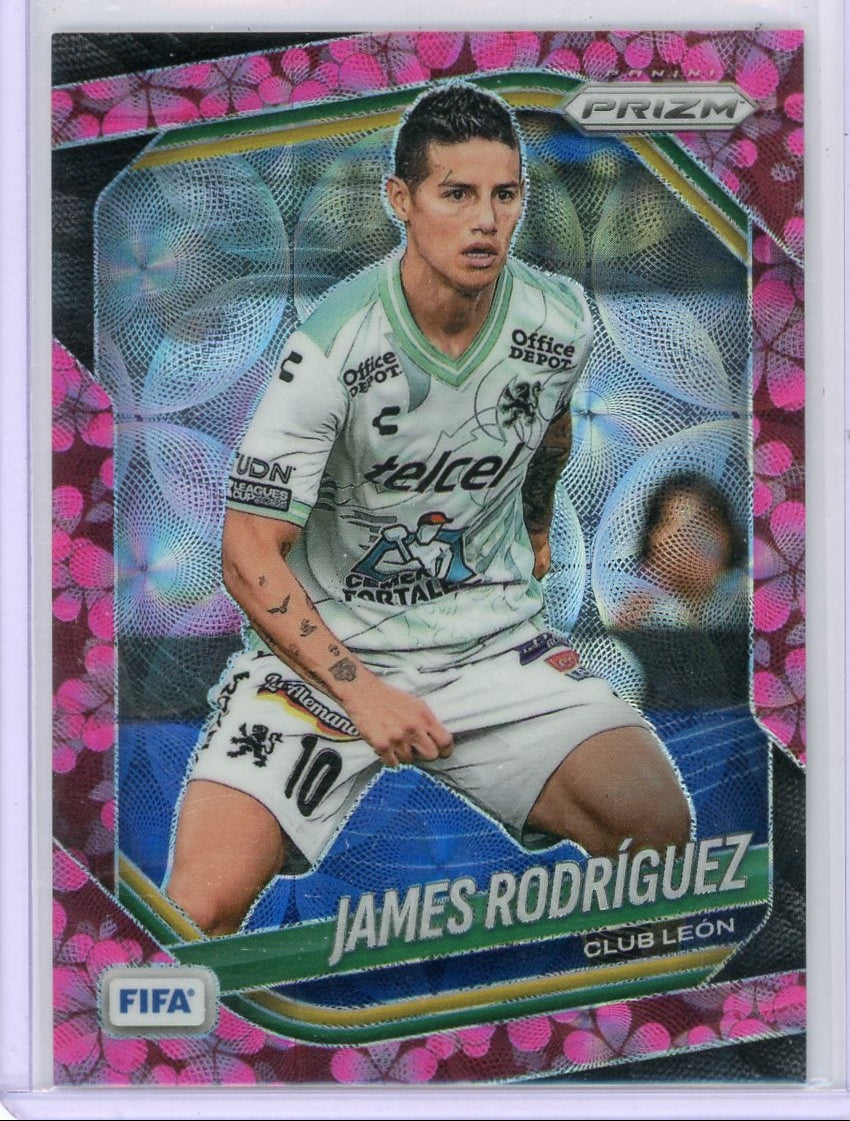 James Rodriguez 2025 Panini Prizm FIfa Choice Plum Blossom #'d 1/8