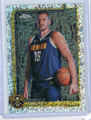 Nikola Jokic 2025-26 Topps Chrome Update Image Variation Speckle Refractor