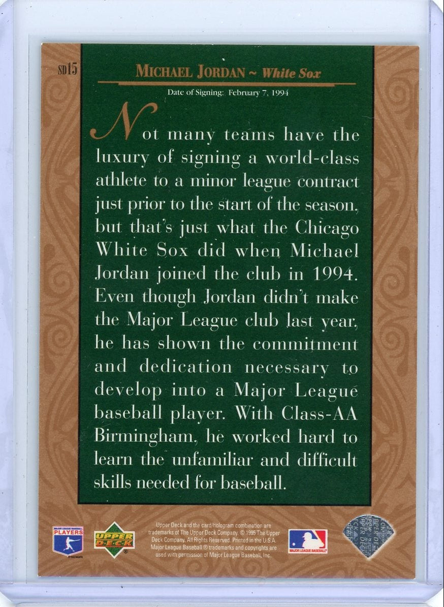 Michael Jordan 1995 Upper Deck Steal of a Deal
