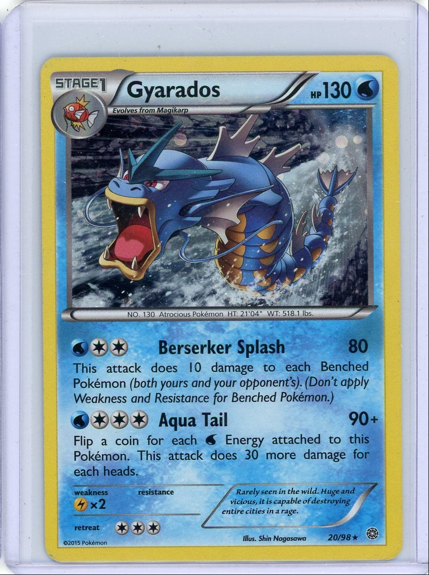 Gyarados Pokémon Ancient Origins Cosmos Holo Promo #20/98