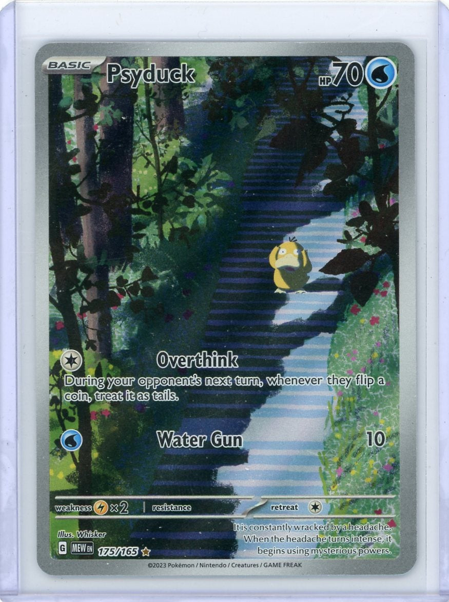Psyduck Pokémon 151 Illustration Rare #175/165