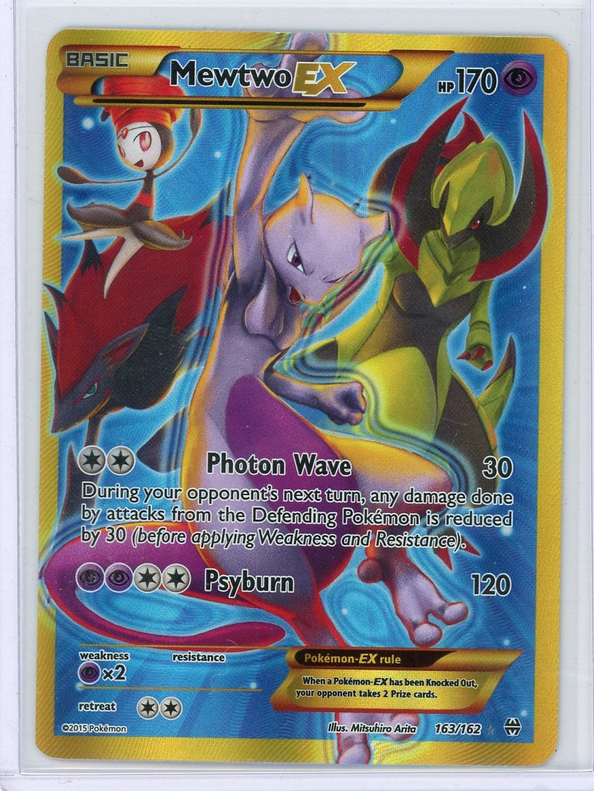 Mewtwo EX 2015 Pokemon BREAKthrough #163 LP