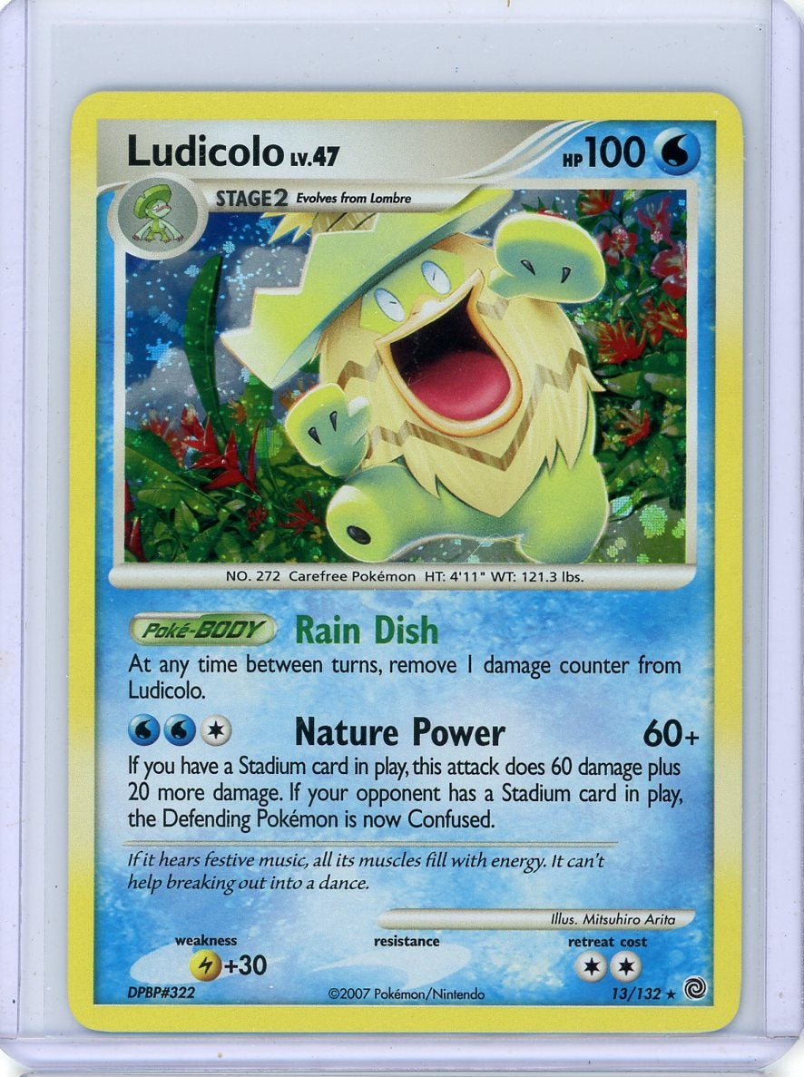 Ludicolo LV. 47 Pokémon Secret Wonders Holo Rare #13/132