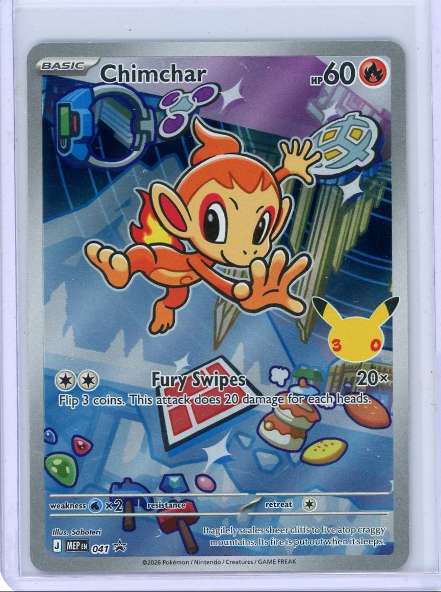 Chimchar Pokémon Mega Evolution Black Star Promo #041