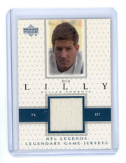 Bob Lilly 2000 Upper Deck NFL Legends Legendary Game Worn Jersey #LJ-BL