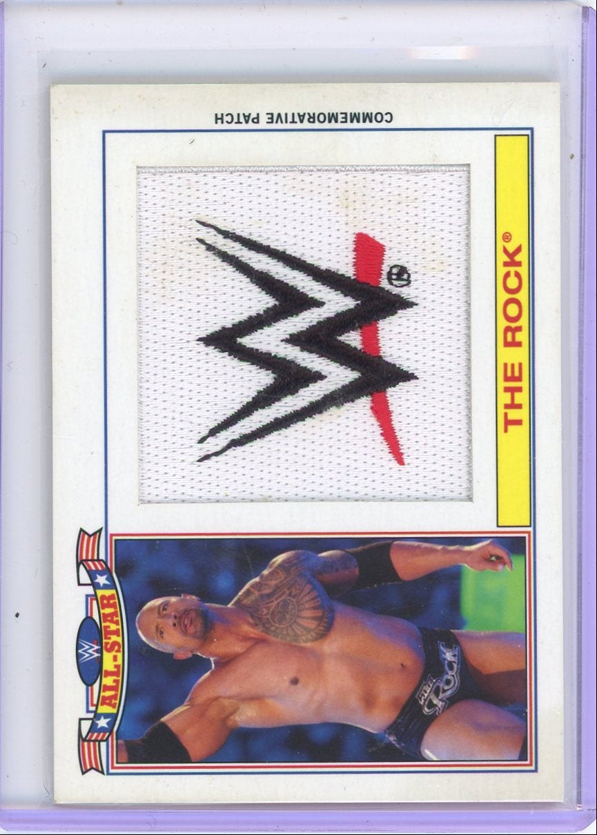 The Rock 2016 Topps WWE All-Star Commemorative Patch #'d 210/299