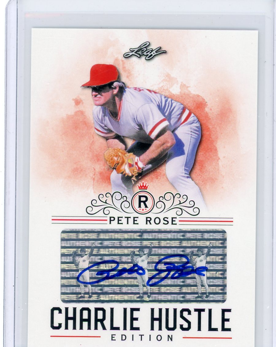 Pete Rose Leaf Auto #AU-06
