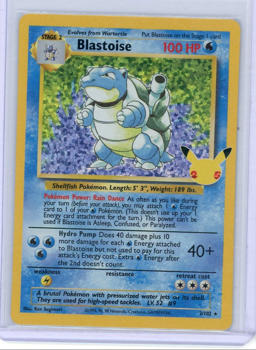 Blastoise Pokémon Celebrations Classic Collection #2/102