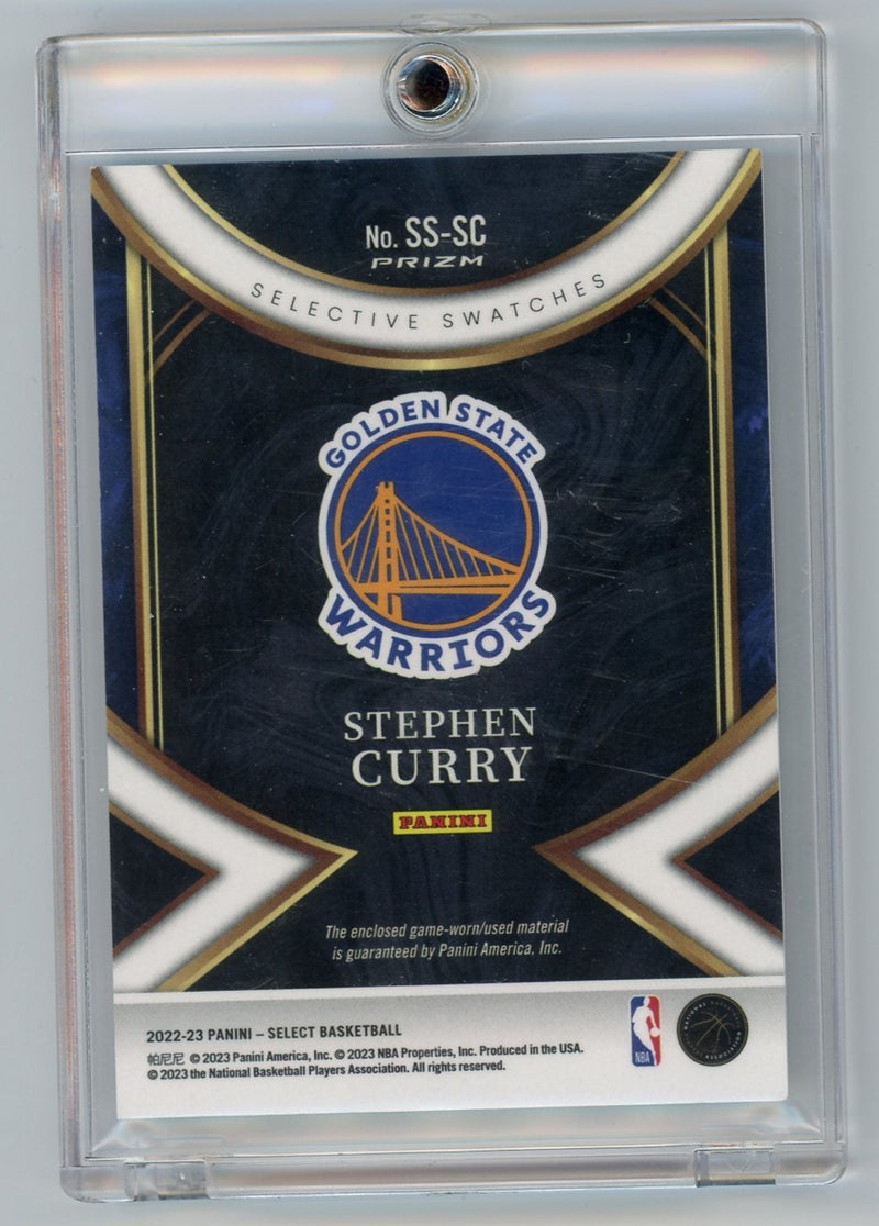 Stephen Curry 2022-23 Panini Select Selective Swatches (Game Used)