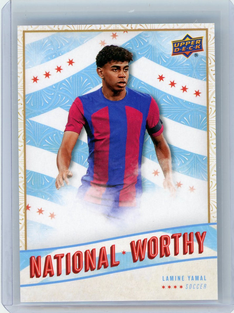 Lamine Yamal 2025 Upper Deck NSCC National Worthy