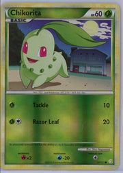 Chikorita Pokémon HeartGold & SoulSilver Reverse Holo #59/123