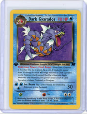 Dark Gyarados 2000 Pokemon Team Rocket 1st Edition non-holo #25/82 LP
