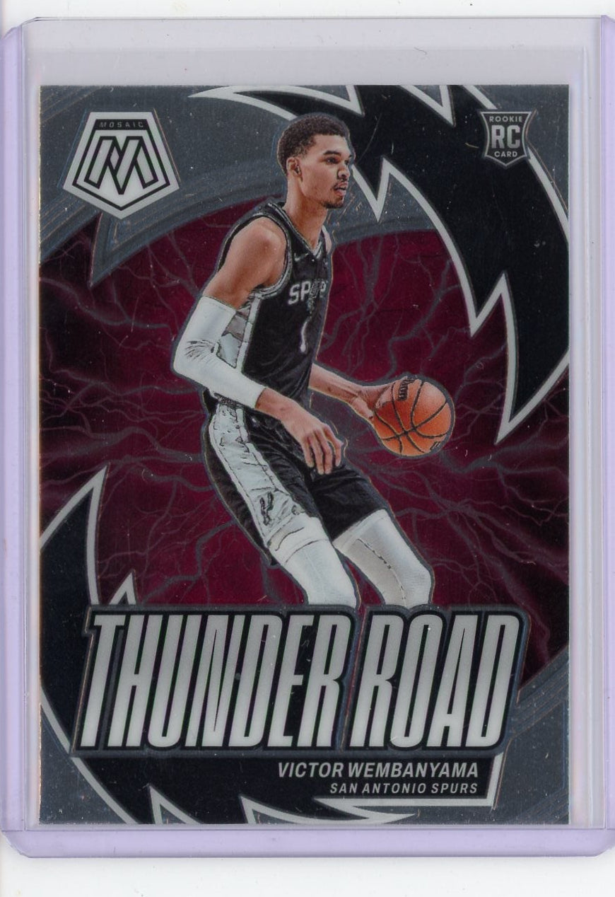 Victor Wembanyama 2023-24 Panini Mosaic Thunder Road RC