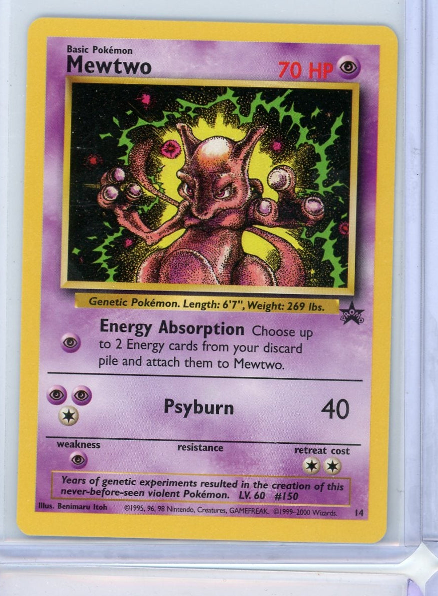 Mewtwo Pokémon Black Star Promo #14