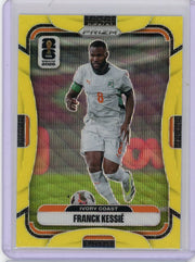 Franck Kessie 2025-26 Panini Prizm World Cup yellow wave #'d 087/180