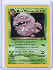 Dark Weezing 2000 Pokemon Team Rocket holo #14/82 NM
