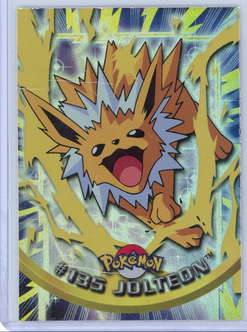 Jolteon Pokémon Topps Rainbow Foil #135