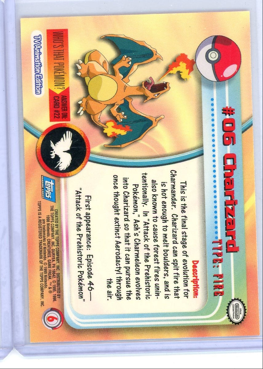 Charizard Pokémon Topps TV #06